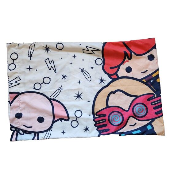 Harry Potter Icon Twin Comforter Pillowcase Gray Wizard Hogwarts‎ Reversible - Picture 13 of 15